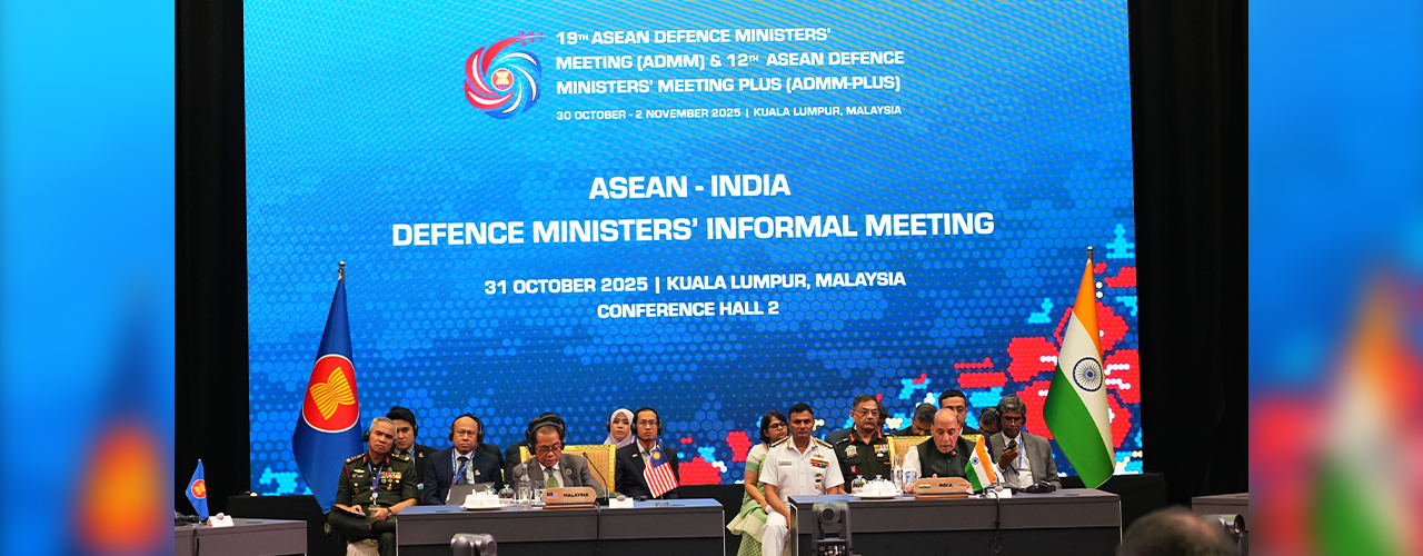 Hon'ble Raksha Mantri Shri Rajnath Singh addressed the 12th ASEAN Defence Ministers’ Meeting-Plus (ADMM-Plus) in Kuala Lumpur, Malaysia, on 1 November 2025